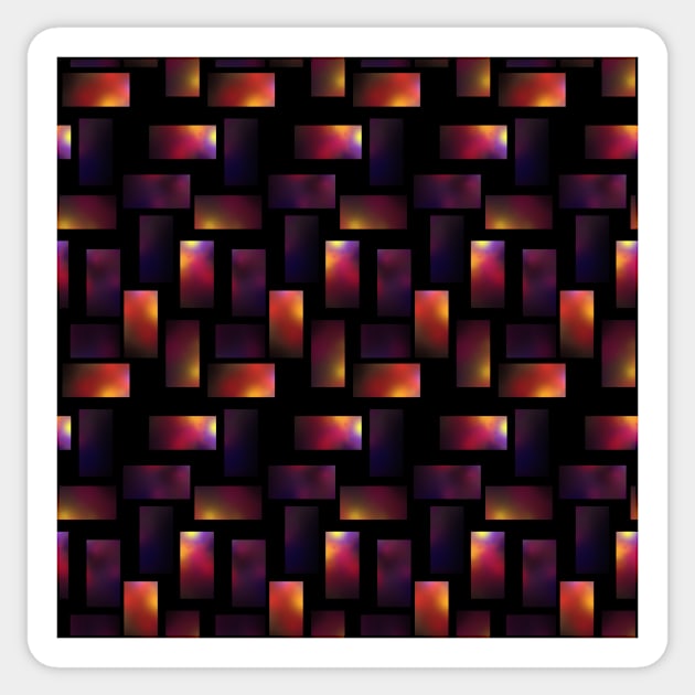 3d puzzles in warm colors Sticker by krinichnaya